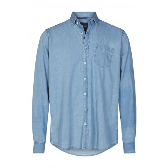 SignaldenimskjorteNewmanSoftblue-348