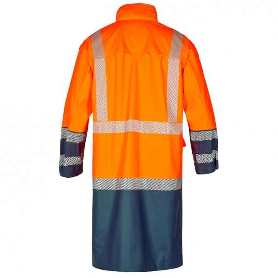 FEEngelSafetyLangRegnjakkeOrangeMarine-00