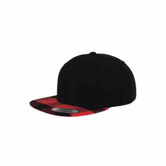 Flexfitsnapbackblackredcheck-356