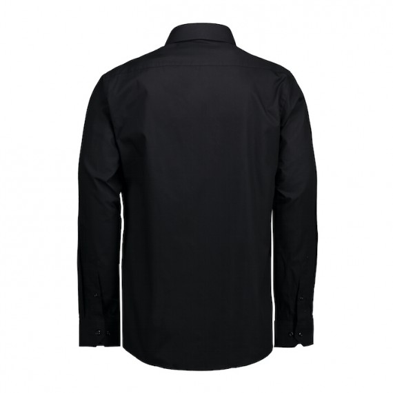 SevenSeasskjortemodernfitss7black-03