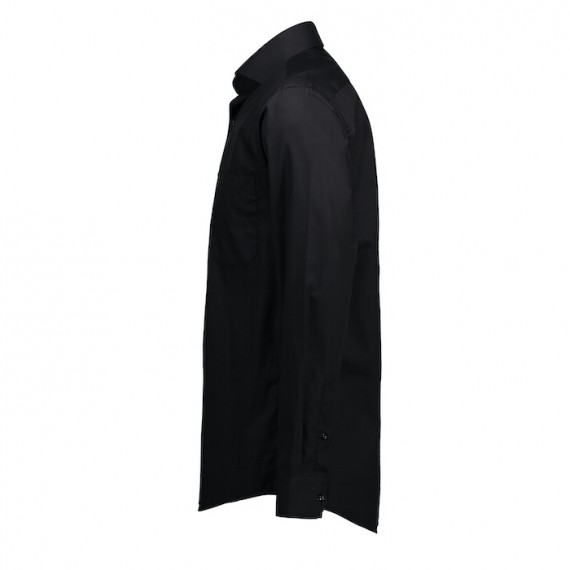 SevenSeasskjortemodernfitss7black-03