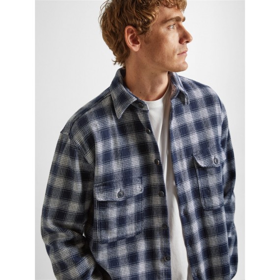 SelectedHommeLooseMasonFlannelovershirt-0161
