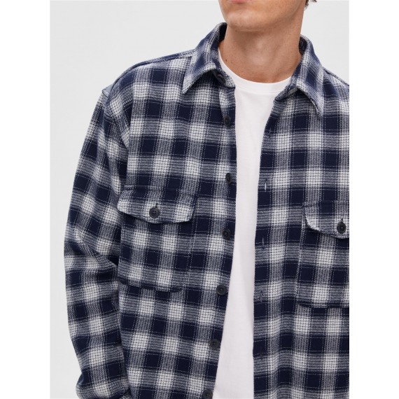 SelectedHommeLooseMasonFlannelovershirt-0161