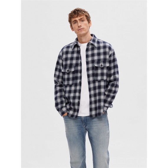 SelectedHommeLooseMasonFlannelovershirt-0161